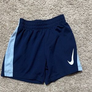 Nike Navy Shorts with Light Blue Side Panels